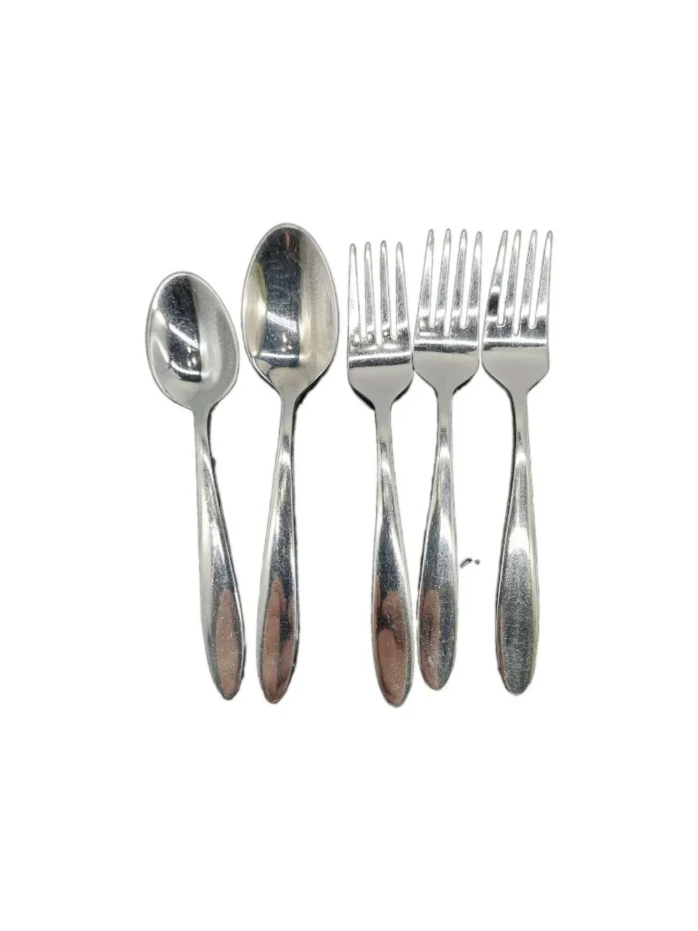 Oneida Taylor Everyday Flatware 1 Soup Spoon 3 Forks 1 Large Spoon Set 5